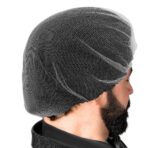 Black Nylon Honeycomb Hairnet - Lightweight and Durable - Image 2
