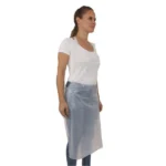 White Disposable Poly Aprons