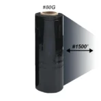 Black Pallet Wrap / Stretch Wrap 14" X 75 G X 1500ft - 4/CS
